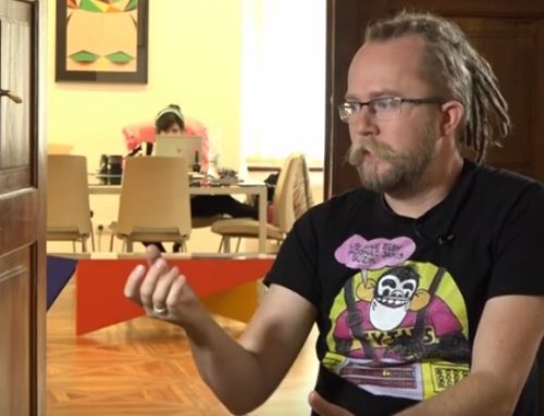 Łukasz Lamża, laureat Nagrody Znaku i Hestii im. ks. Józefa Tischnera